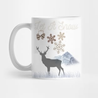 Let It Snow On The Mountains Mug